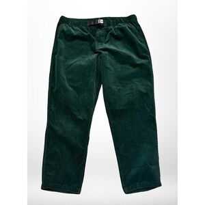 North Face Berk Cord Pants Mens 2XL Green Scarab Corduroy Outdoor Relaxed Fit